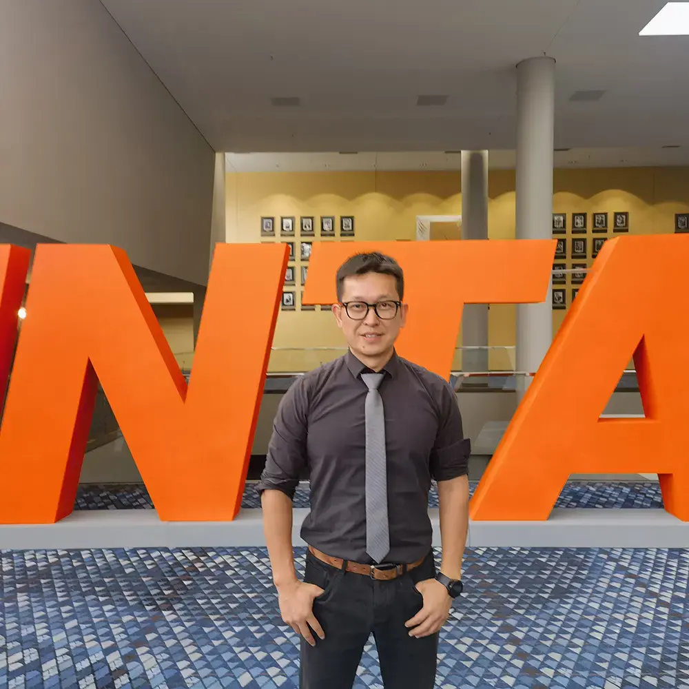 Peter Lin at an INTA industry event