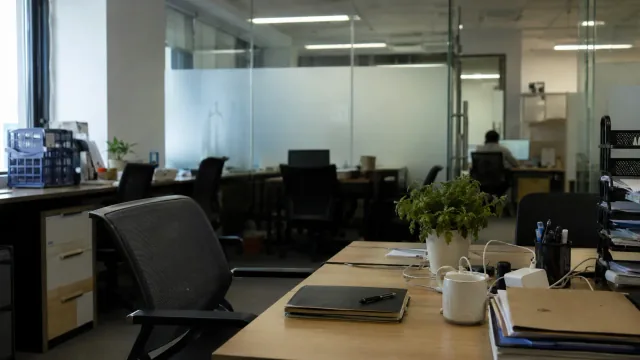 Office desks and working space